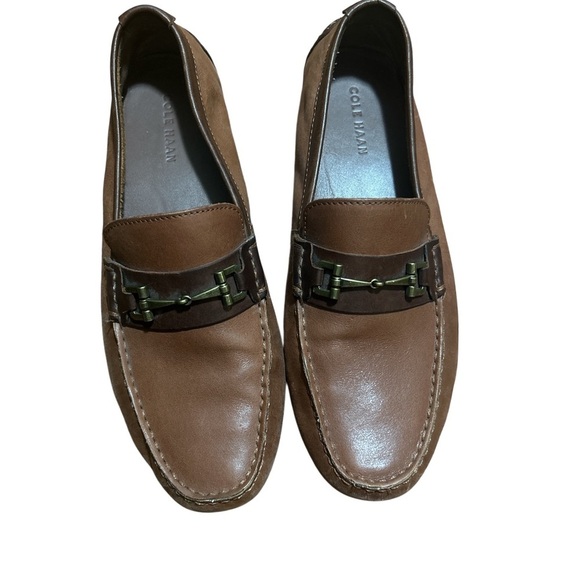 Cole Haan Somerset Link Bit Loafers Mens 11 Brown Leather Driving Shoes Horsebit main image 6